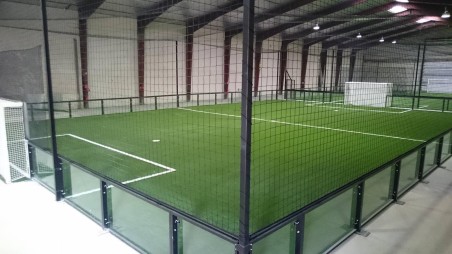 Panneau de foot 5 en verre trempé 12 mm