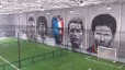 Panneau de foot 5 en verre trempé 12 mm