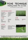 Putting green synthétique : GOLF PRO 16 mm