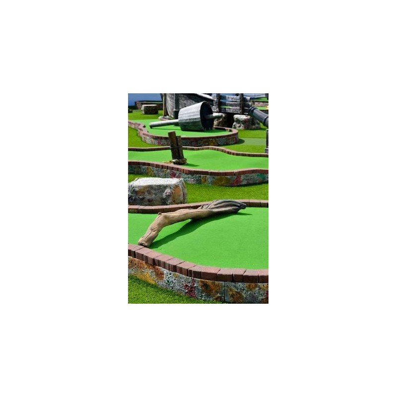 Gazon synthétique pour mini-golf