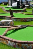 Gazon synthétique pour mini-golf