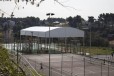 La structure de notre couverture de terrain de padel