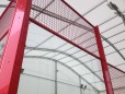 La structure de notre couverture de terrain de padel