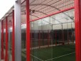 Couverture du terrain de padel par un tissu polyester
