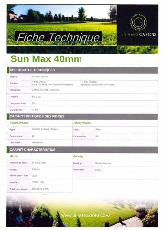 Gazon Sun Max 40mm